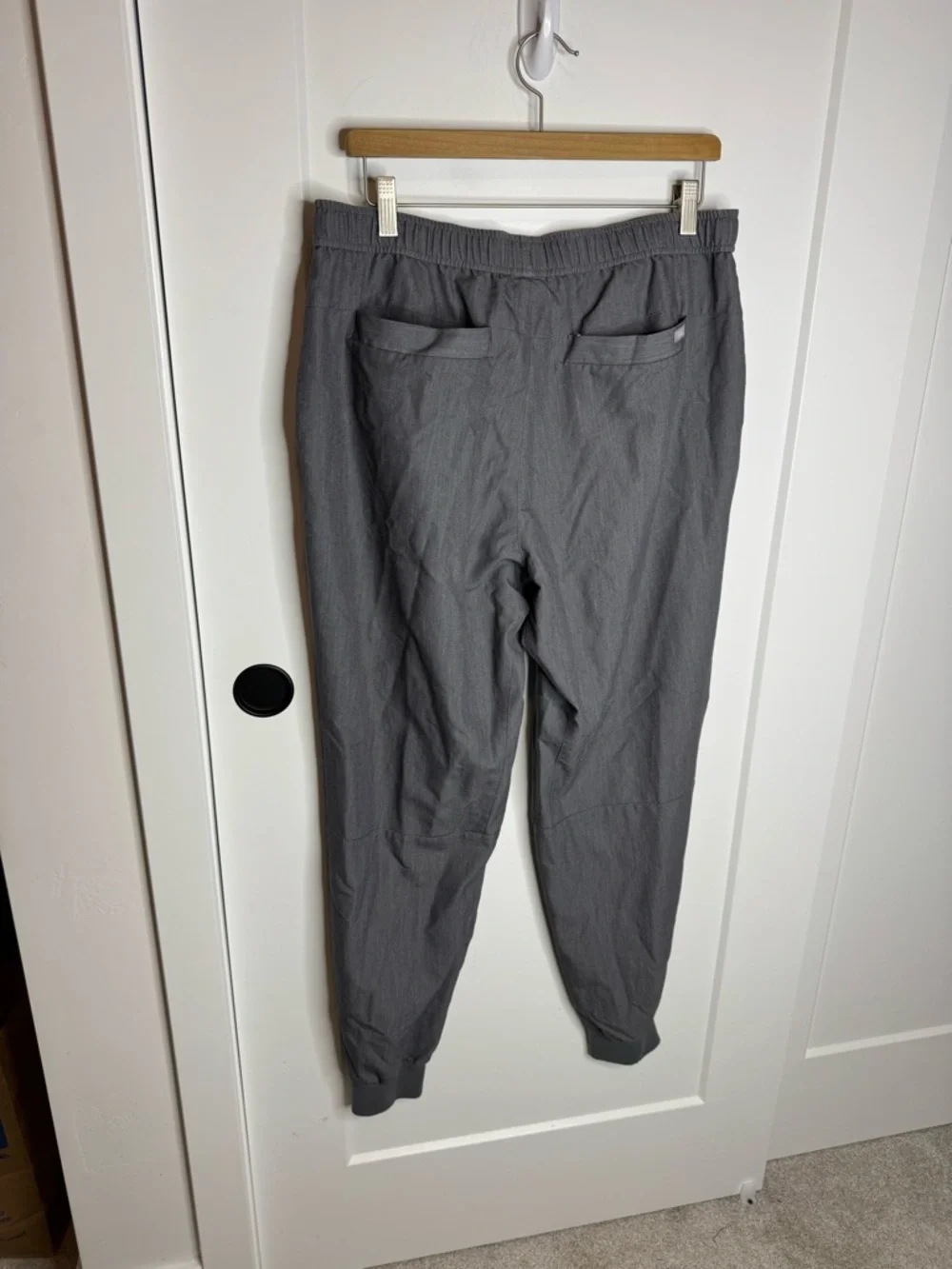 Figs Tansen Jogger Scrub Pants Medical Drawstring Gray Green Size Large